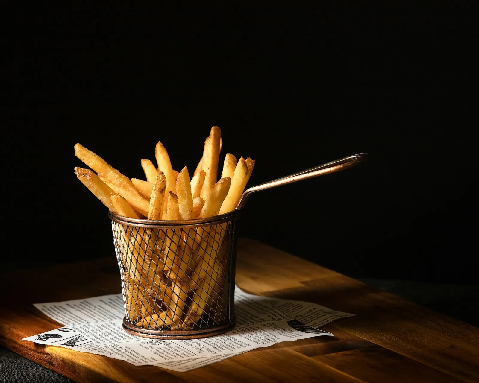 Sepette patates kızartması